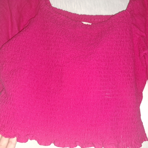Pink top, universal thread brand, size L, for any occasion. - Picture 5 of 6
